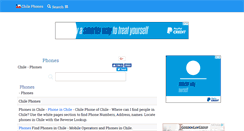 Desktop Screenshot of chiletelephones.com